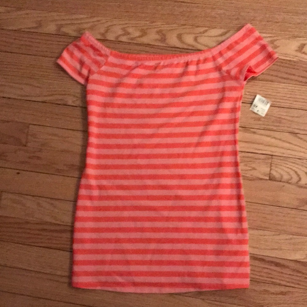 Maternity off-the-shoulder tunic XS